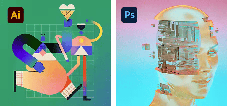 Photoshop Vs Illustrator Quelles Différences 2023 Komparatif 2224