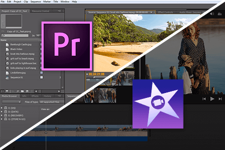 comparaison entre premiere pro et imovie