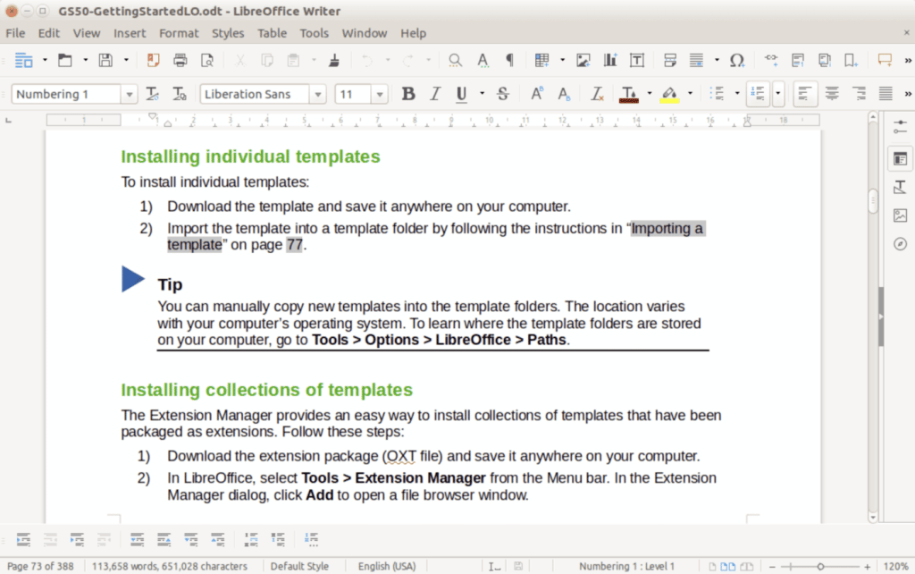 LibreOffice Writer