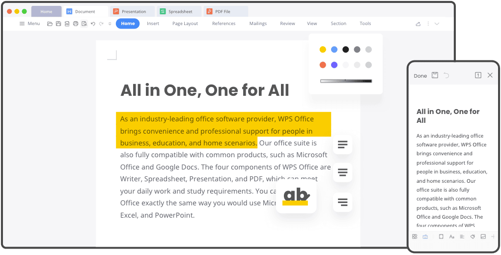 WPS Office Free Writer