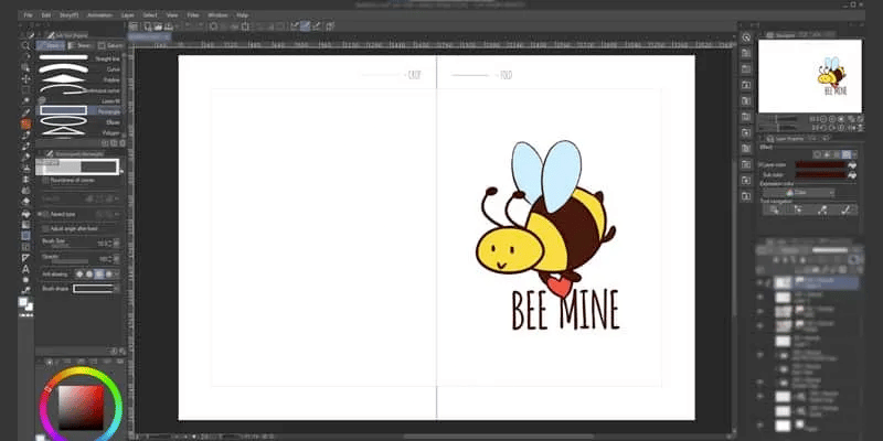 dessin d'une abeille